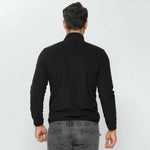 Men's Pocketed Black Sweatshirt - Moda Secret